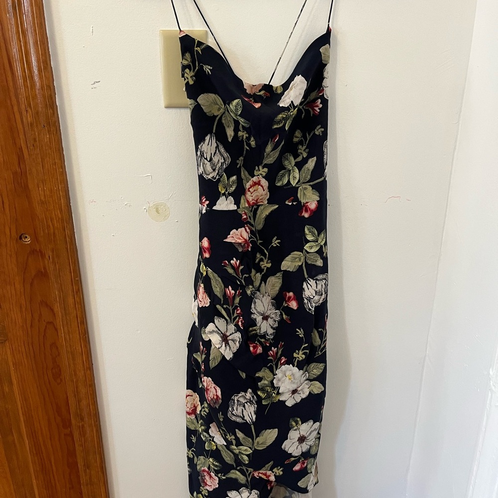 Alice + Olivia dark floral dress